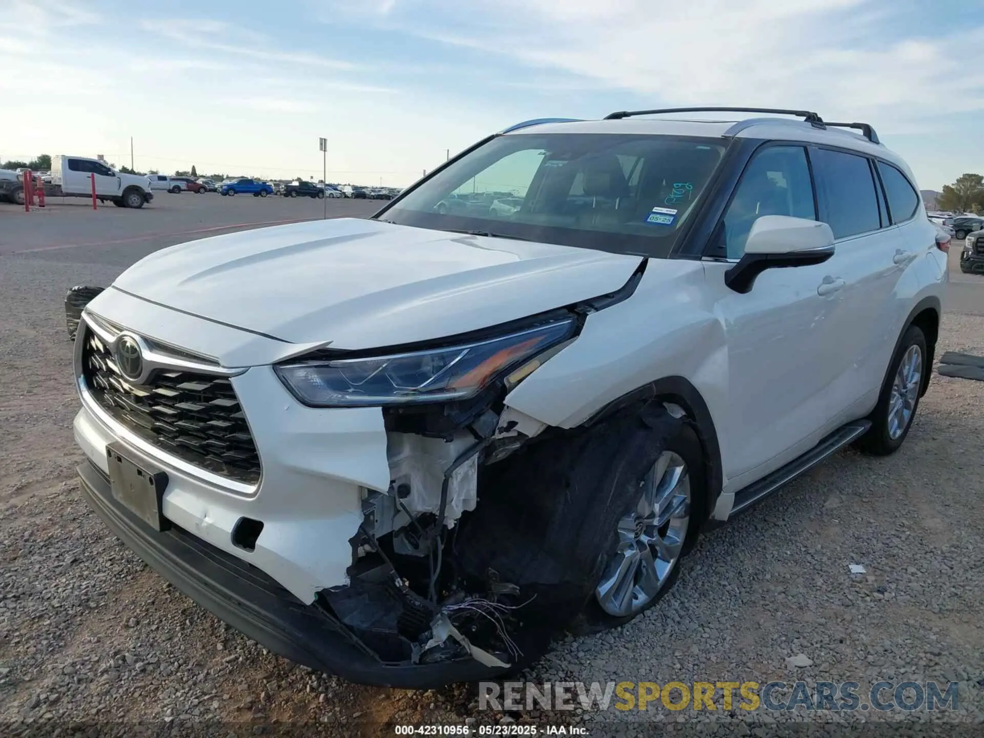 6 Фотография поврежденного автомобиля 5TDYZRAH9LS029483 TOYOTA HIGHLANDER 2020