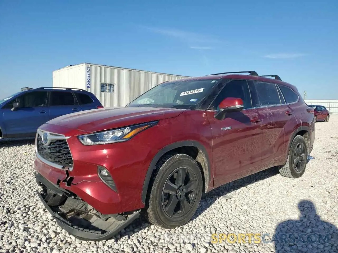 1 Photograph of a damaged car 5TDZARAH7LS500218 TOYOTA HIGHLANDER 2020