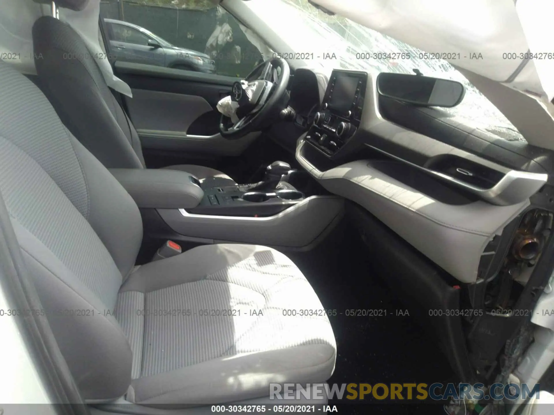 5 Photograph of a damaged car 5TDZZRAH0LS501655 TOYOTA HIGHLANDER 2020