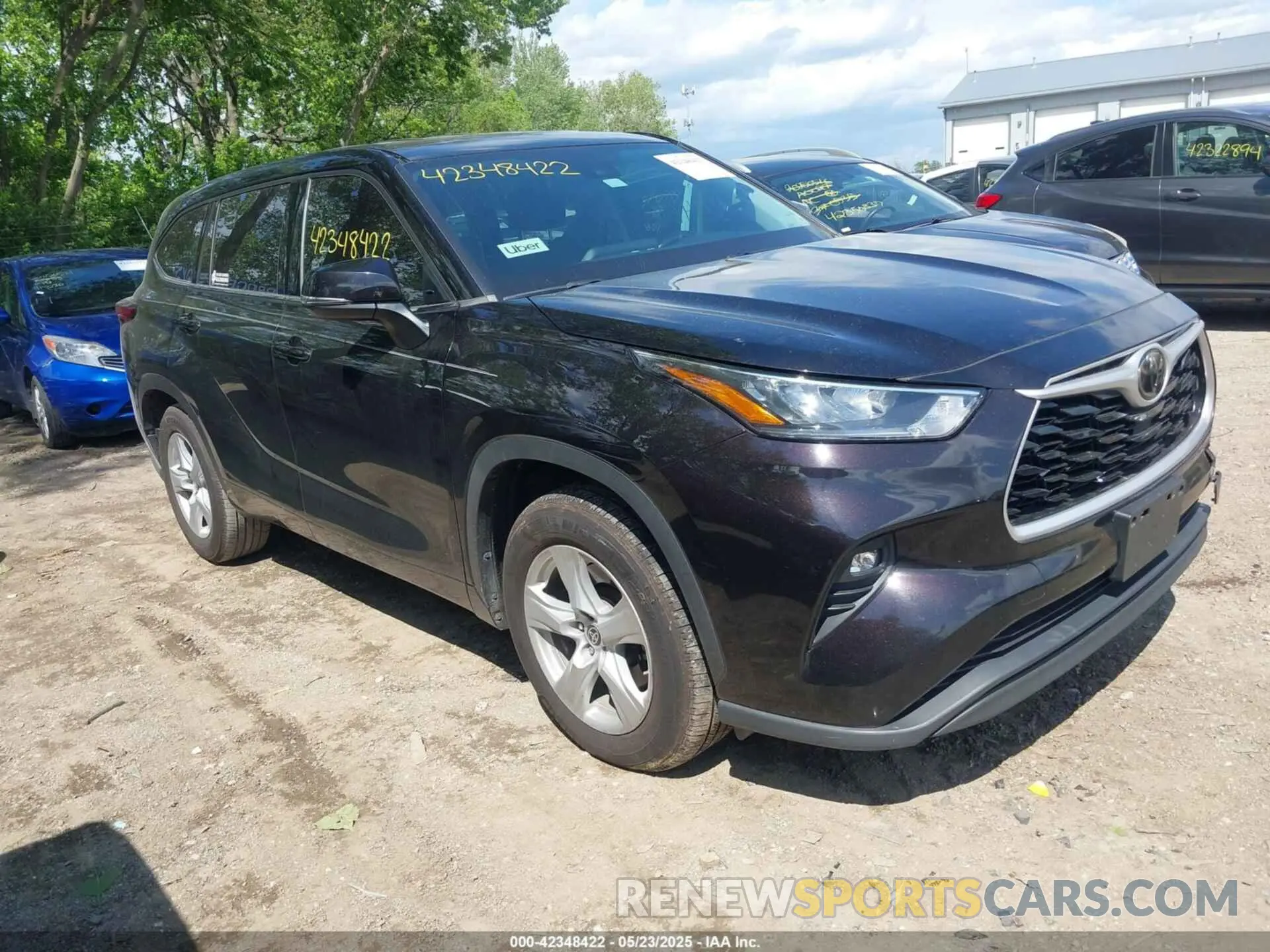 1 Фотография поврежденного автомобиля 5TDZZRAH1LS006865 TOYOTA HIGHLANDER 2020