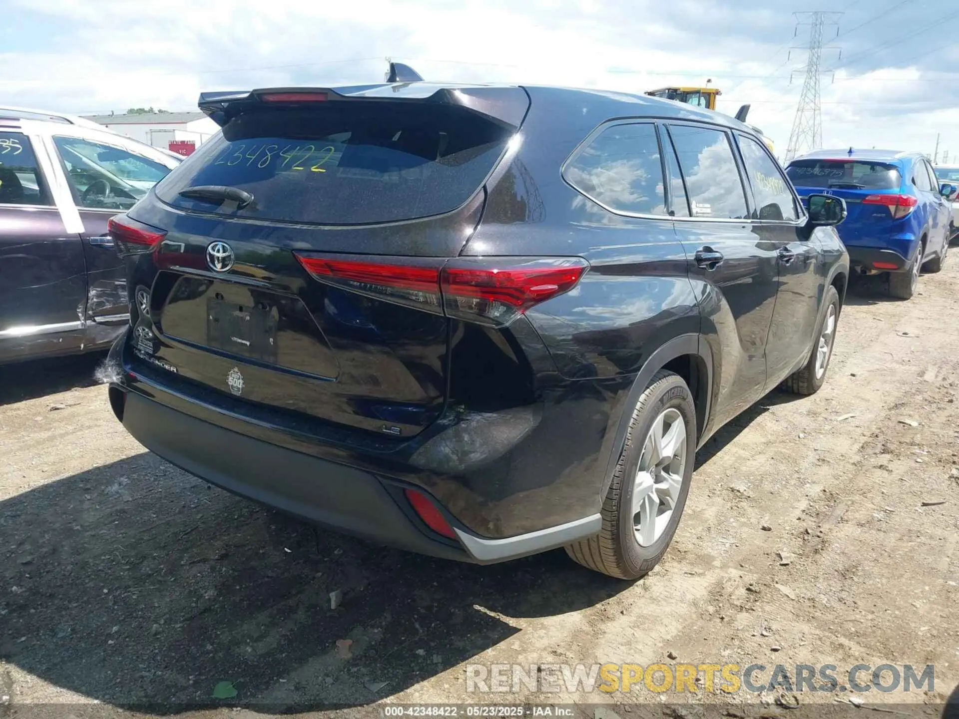 4 Фотография поврежденного автомобиля 5TDZZRAH1LS006865 TOYOTA HIGHLANDER 2020