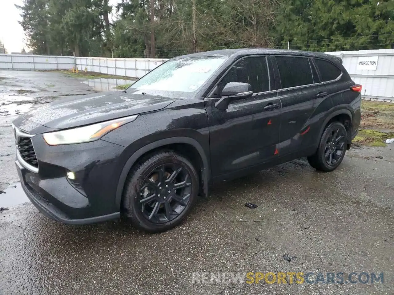 1 Фотография поврежденного автомобиля 5TDZZRAH3LS009797 TOYOTA HIGHLANDER 2020
