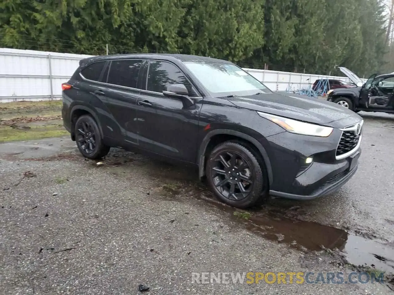 4 Фотография поврежденного автомобиля 5TDZZRAH3LS009797 TOYOTA HIGHLANDER 2020
