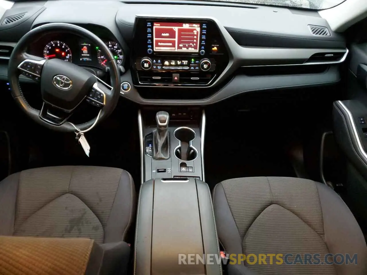 8 Фотография поврежденного автомобиля 5TDZZRAH3LS009797 TOYOTA HIGHLANDER 2020