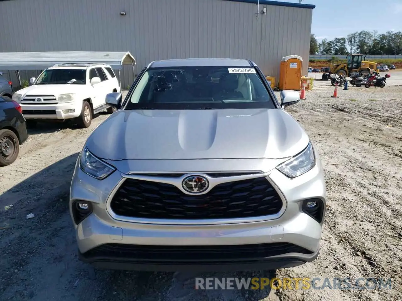 5 Photograph of a damaged car 5TDZZRAH4LS501349 TOYOTA HIGHLANDER 2020