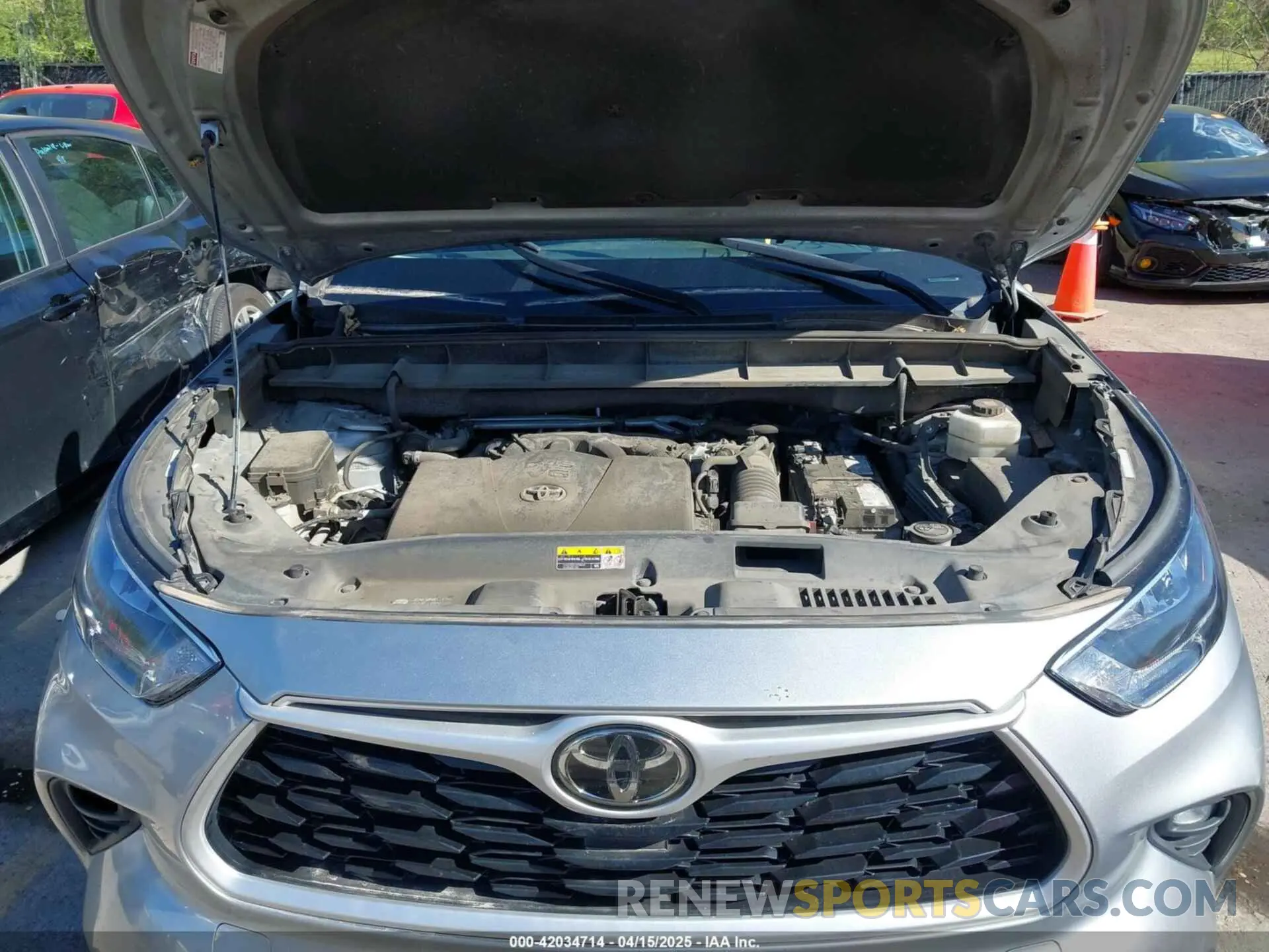 10 Фотография поврежденного автомобиля 5TDZZRAH6LS027761 TOYOTA HIGHLANDER 2020