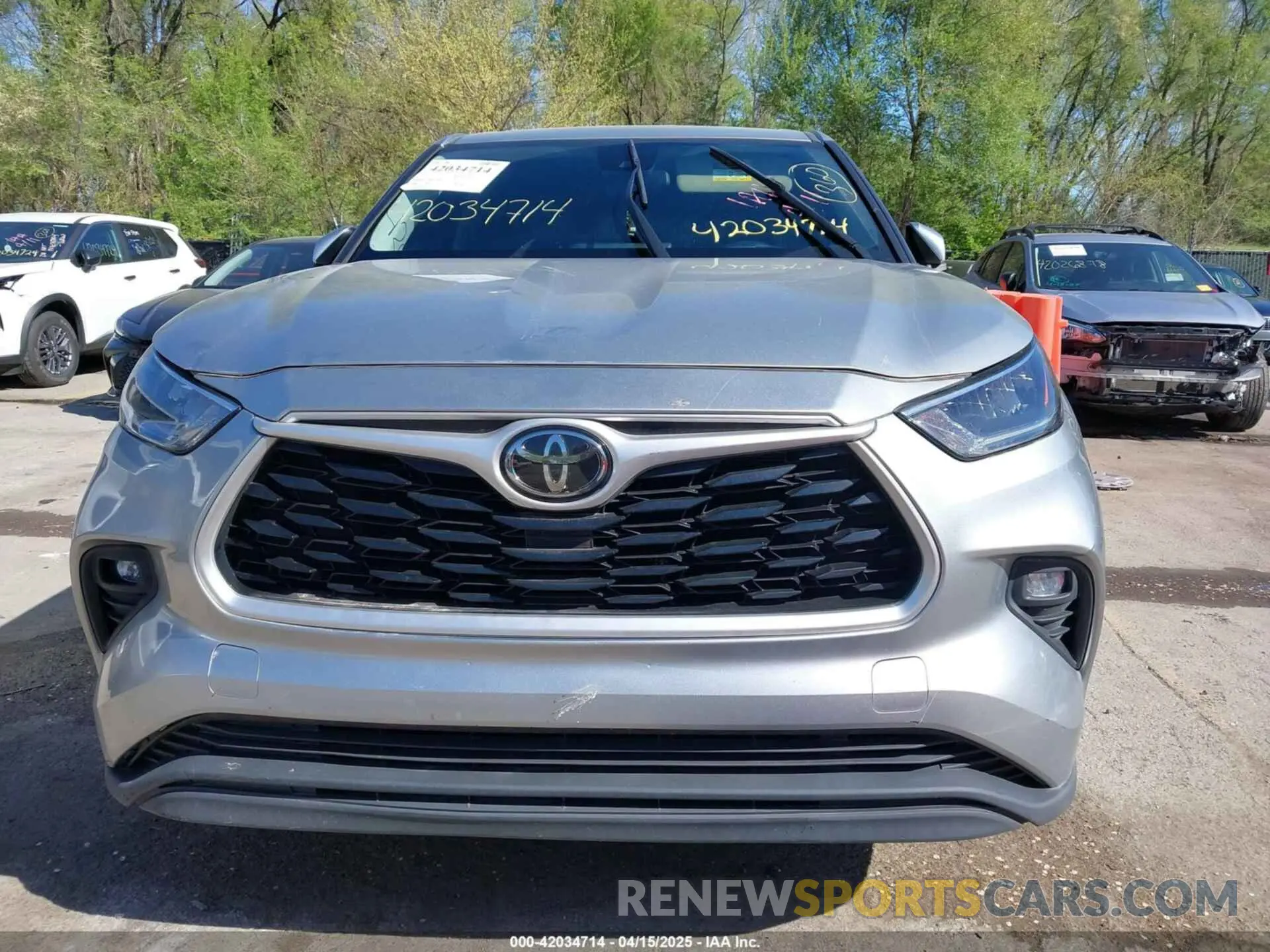 6 Фотография поврежденного автомобиля 5TDZZRAH6LS027761 TOYOTA HIGHLANDER 2020