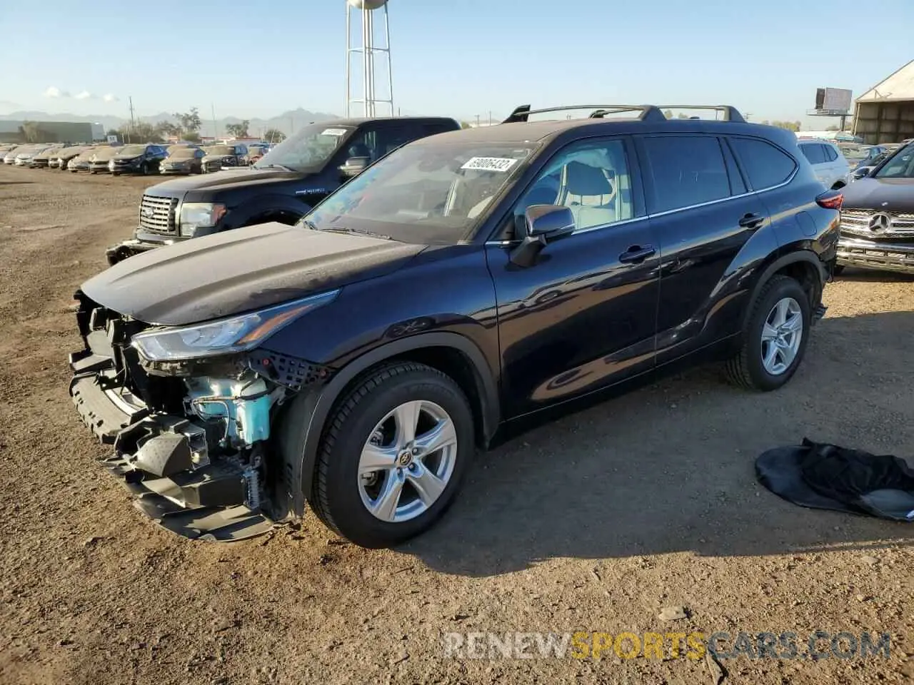 1 Фотография поврежденного автомобиля 5TDZZRAH9LS512217 TOYOTA HIGHLANDER 2020