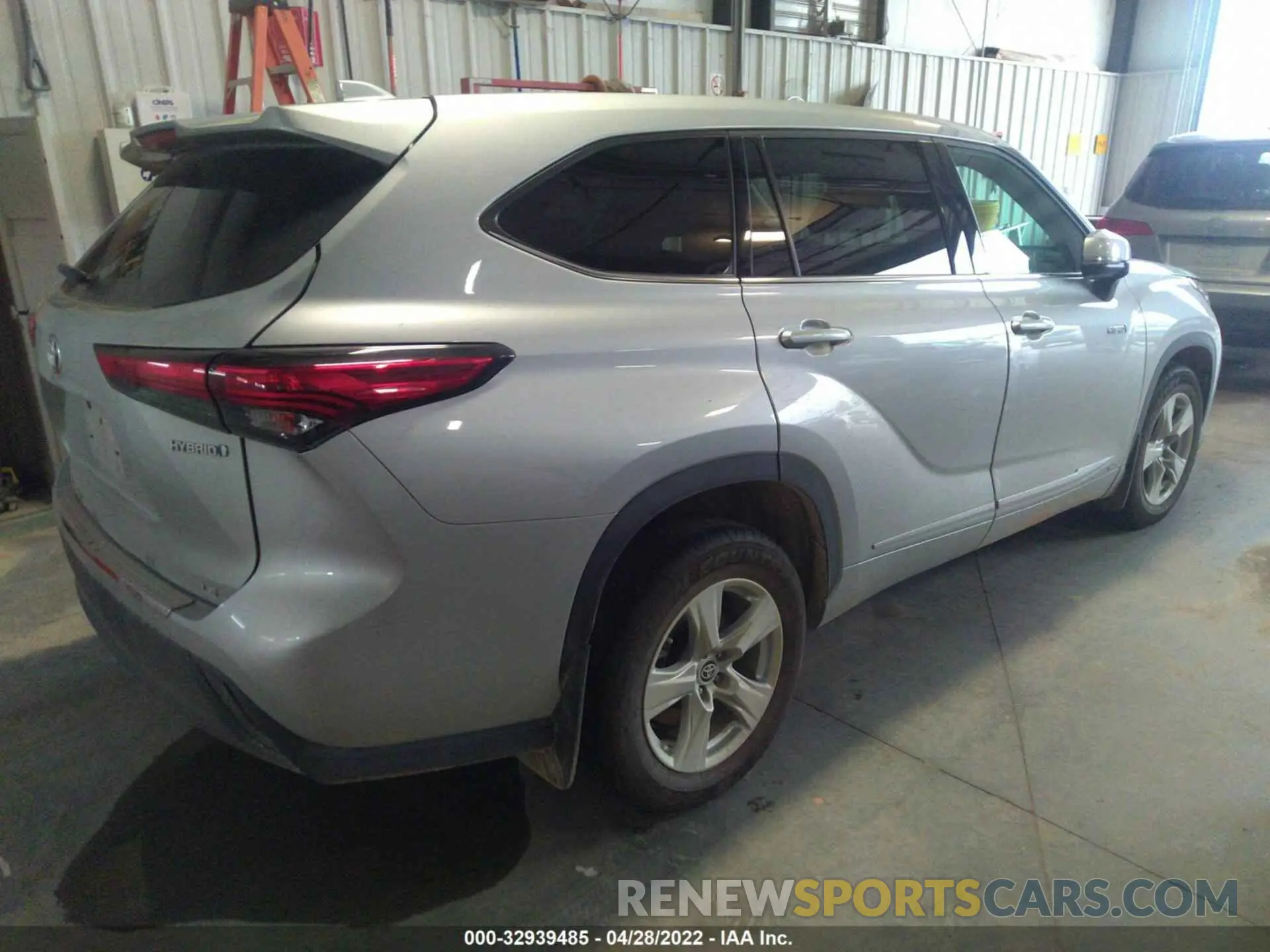 4 Фотография поврежденного автомобиля 5TDBBRCH1MS517044 TOYOTA HIGHLANDER 2021