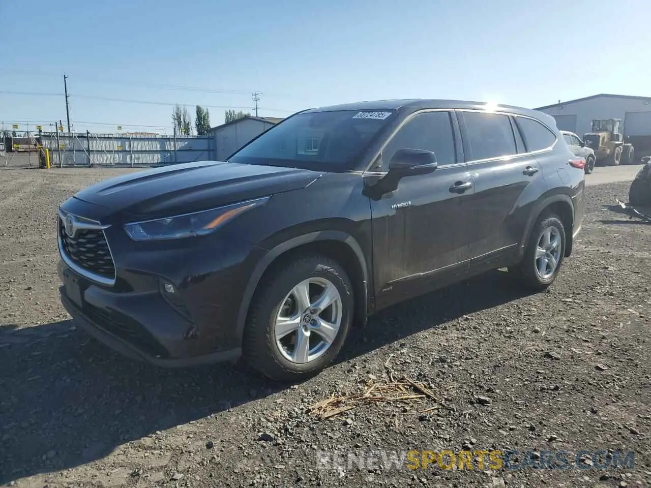 1 Photograph of a damaged car 5TDBBRCH4MS523629 TOYOTA HIGHLANDER 2021