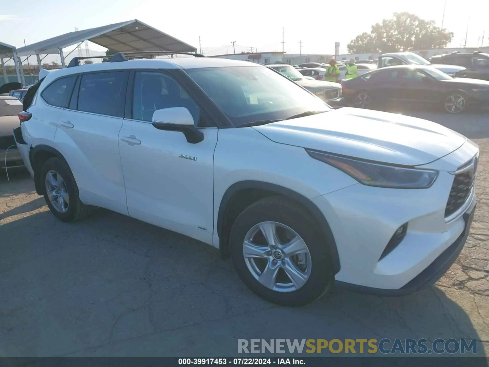 13 Фотография поврежденного автомобиля 5TDBBRCH5MS038805 TOYOTA HIGHLANDER 2021
