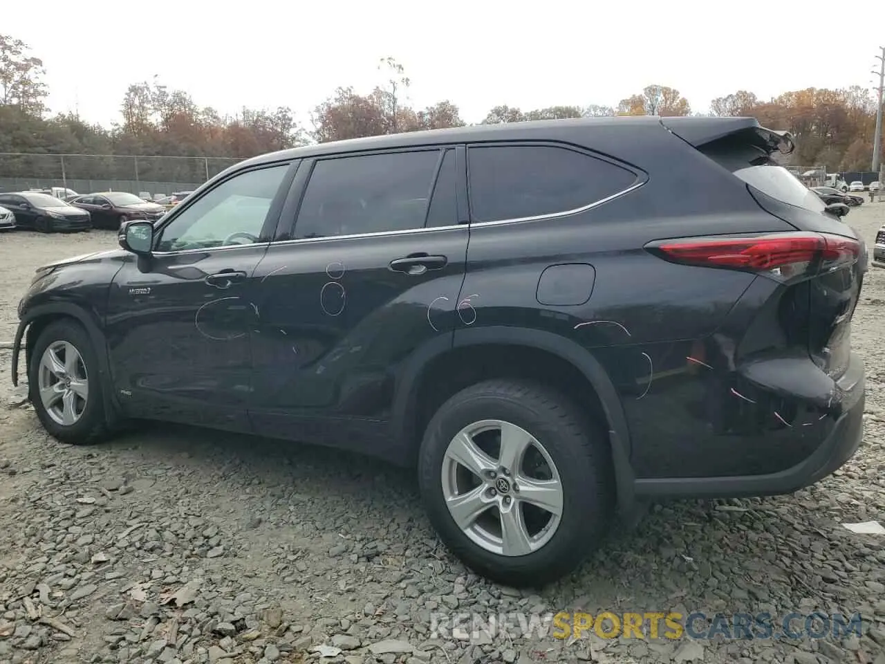 2 Photograph of a damaged car 5TDBBRCH7MS518229 TOYOTA HIGHLANDER 2021