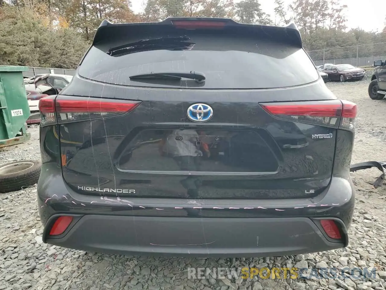 6 Photograph of a damaged car 5TDBBRCH7MS518229 TOYOTA HIGHLANDER 2021