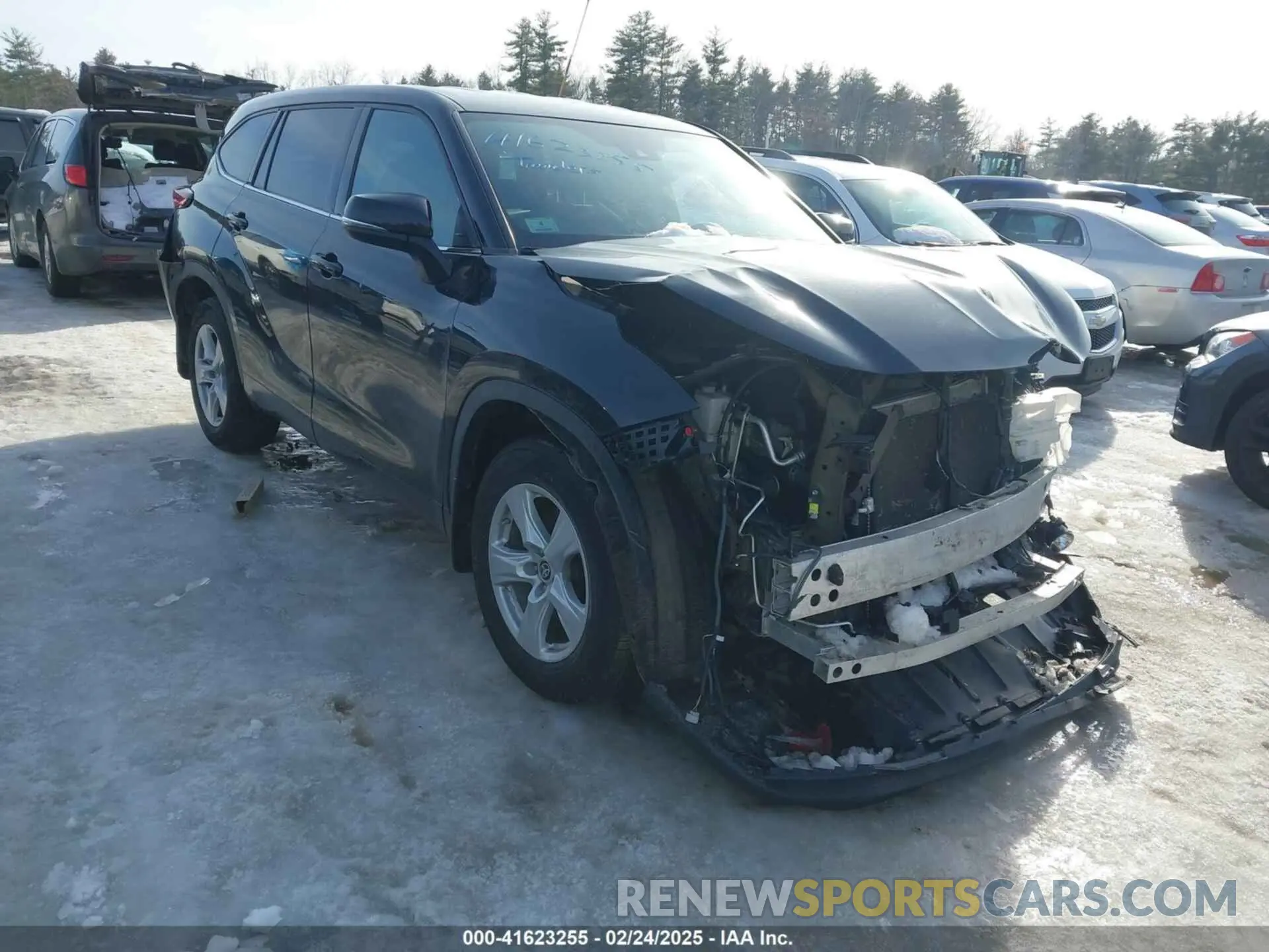 1 Фотография поврежденного автомобиля 5TDBZRBH0MS090789 TOYOTA HIGHLANDER 2021