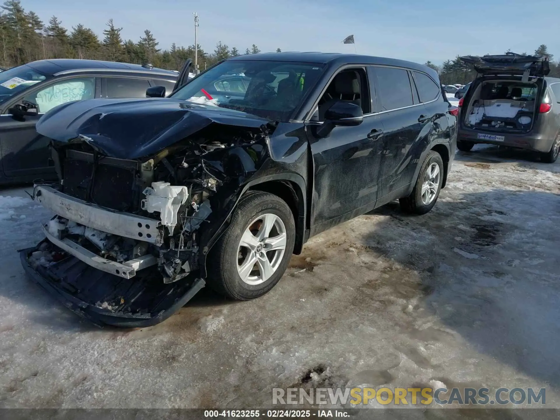 2 Фотография поврежденного автомобиля 5TDBZRBH0MS090789 TOYOTA HIGHLANDER 2021