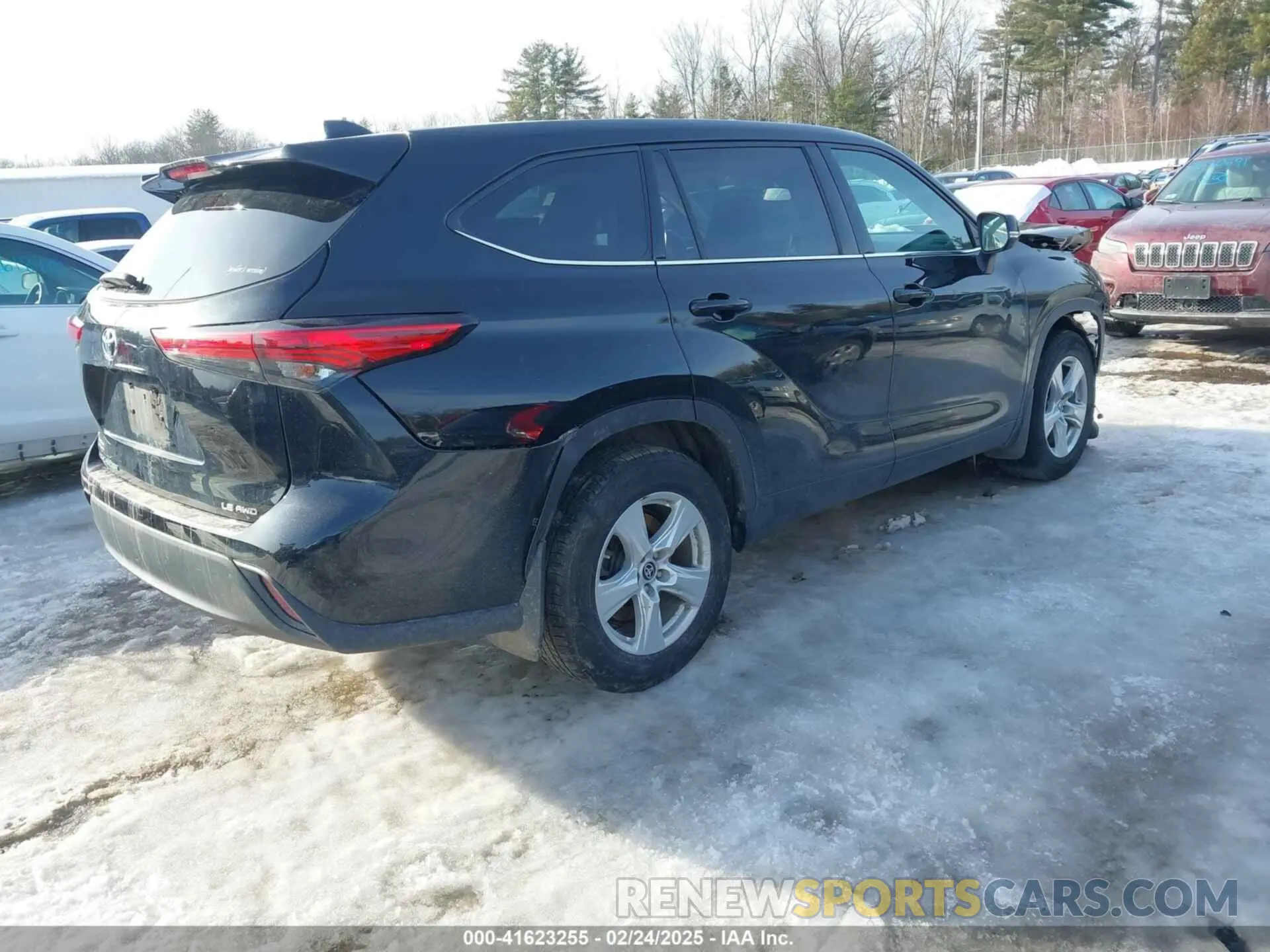 4 Фотография поврежденного автомобиля 5TDBZRBH0MS090789 TOYOTA HIGHLANDER 2021