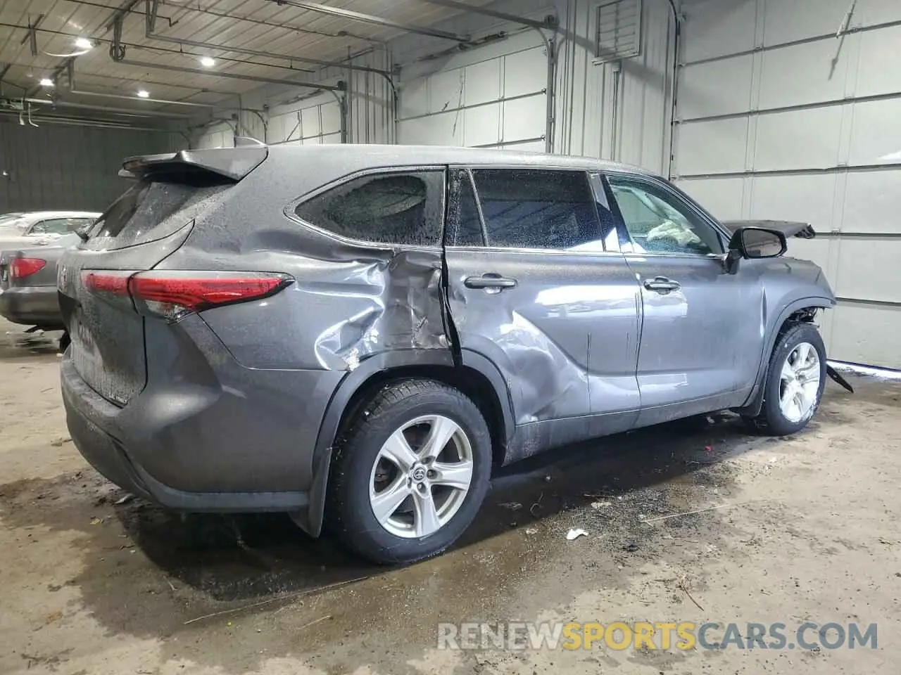 3 Фотография поврежденного автомобиля 5TDBZRBH2MS126675 TOYOTA HIGHLANDER 2021