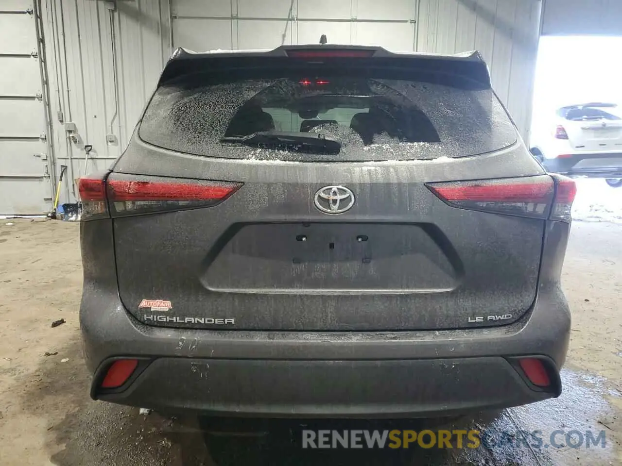 6 Фотография поврежденного автомобиля 5TDBZRBH2MS126675 TOYOTA HIGHLANDER 2021