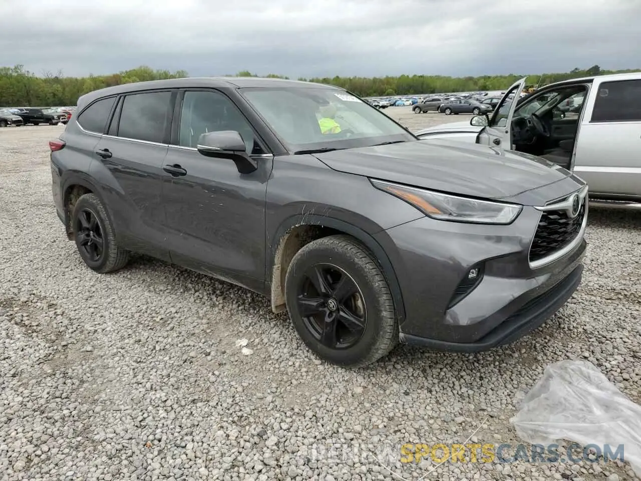 4 Фотография поврежденного автомобиля 5TDBZRBH3MS125597 TOYOTA HIGHLANDER 2021