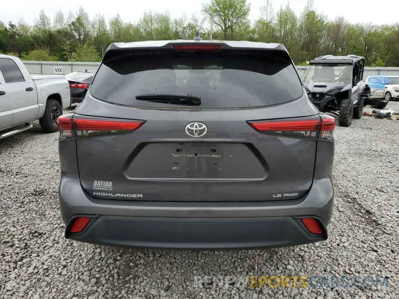 6 Фотография поврежденного автомобиля 5TDBZRBH3MS125597 TOYOTA HIGHLANDER 2021