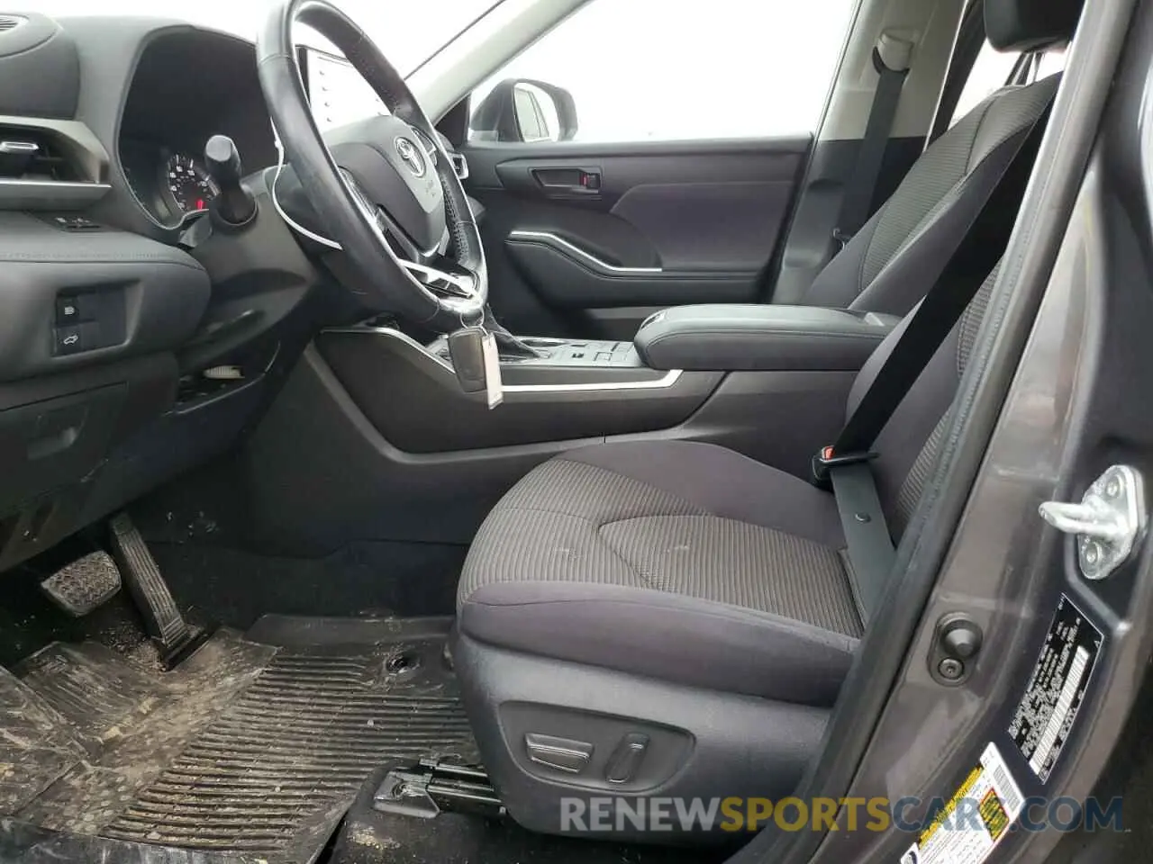 7 Фотография поврежденного автомобиля 5TDBZRBH3MS125597 TOYOTA HIGHLANDER 2021