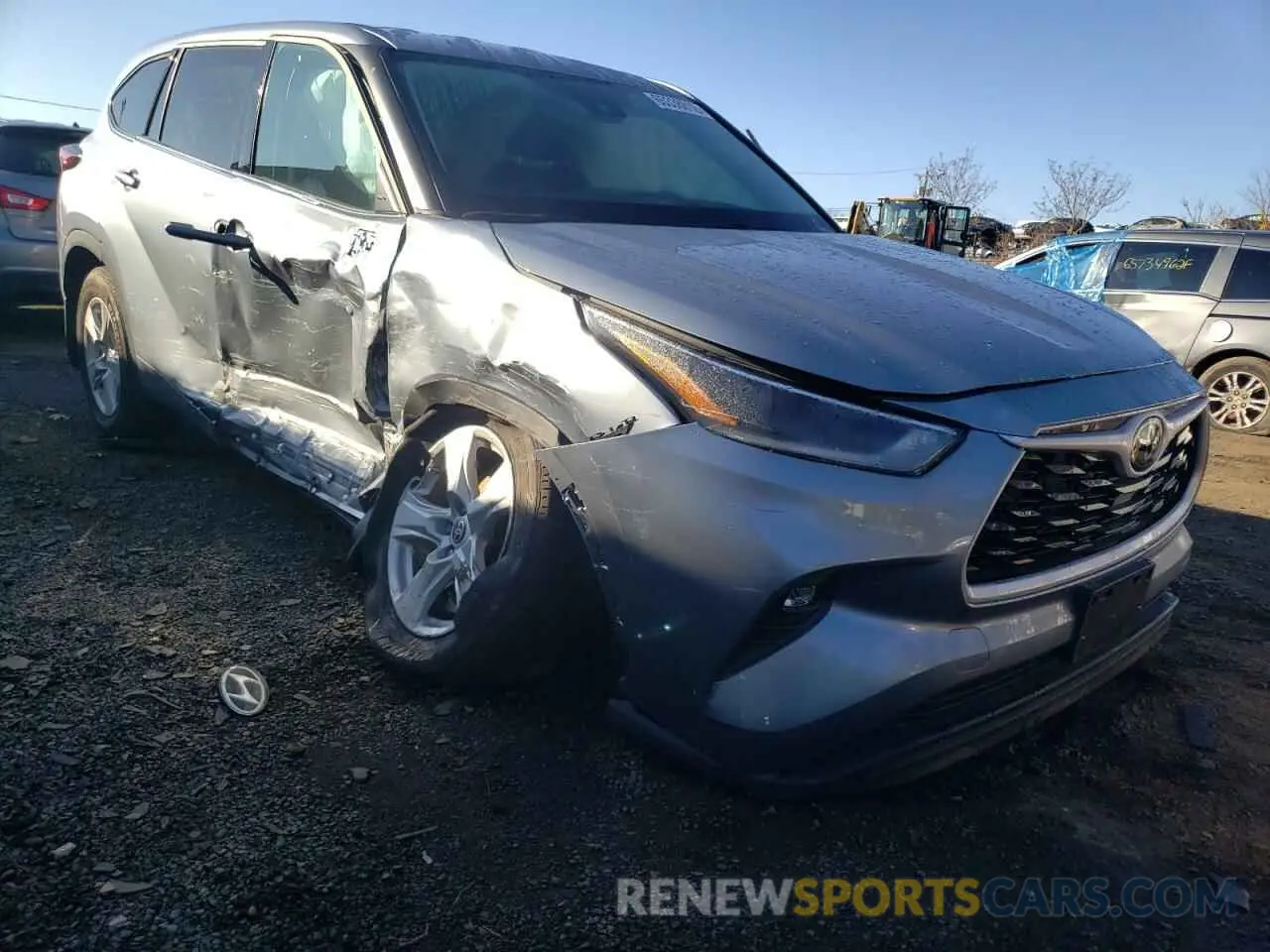 1 Фотография поврежденного автомобиля 5TDBZRBH3MS146823 TOYOTA HIGHLANDER 2021