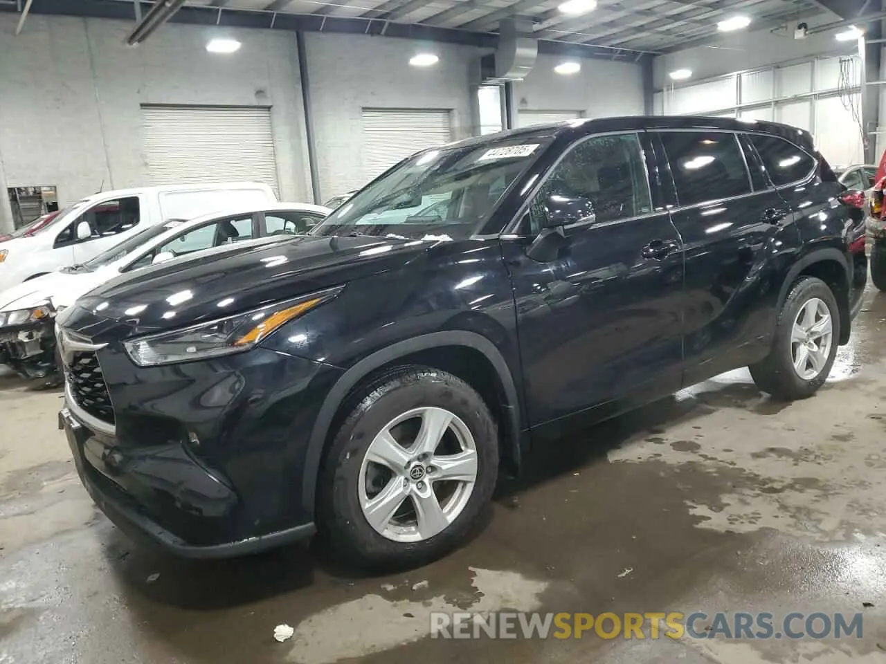 1 Фотография поврежденного автомобиля 5TDBZRBH3MS535784 TOYOTA HIGHLANDER 2021