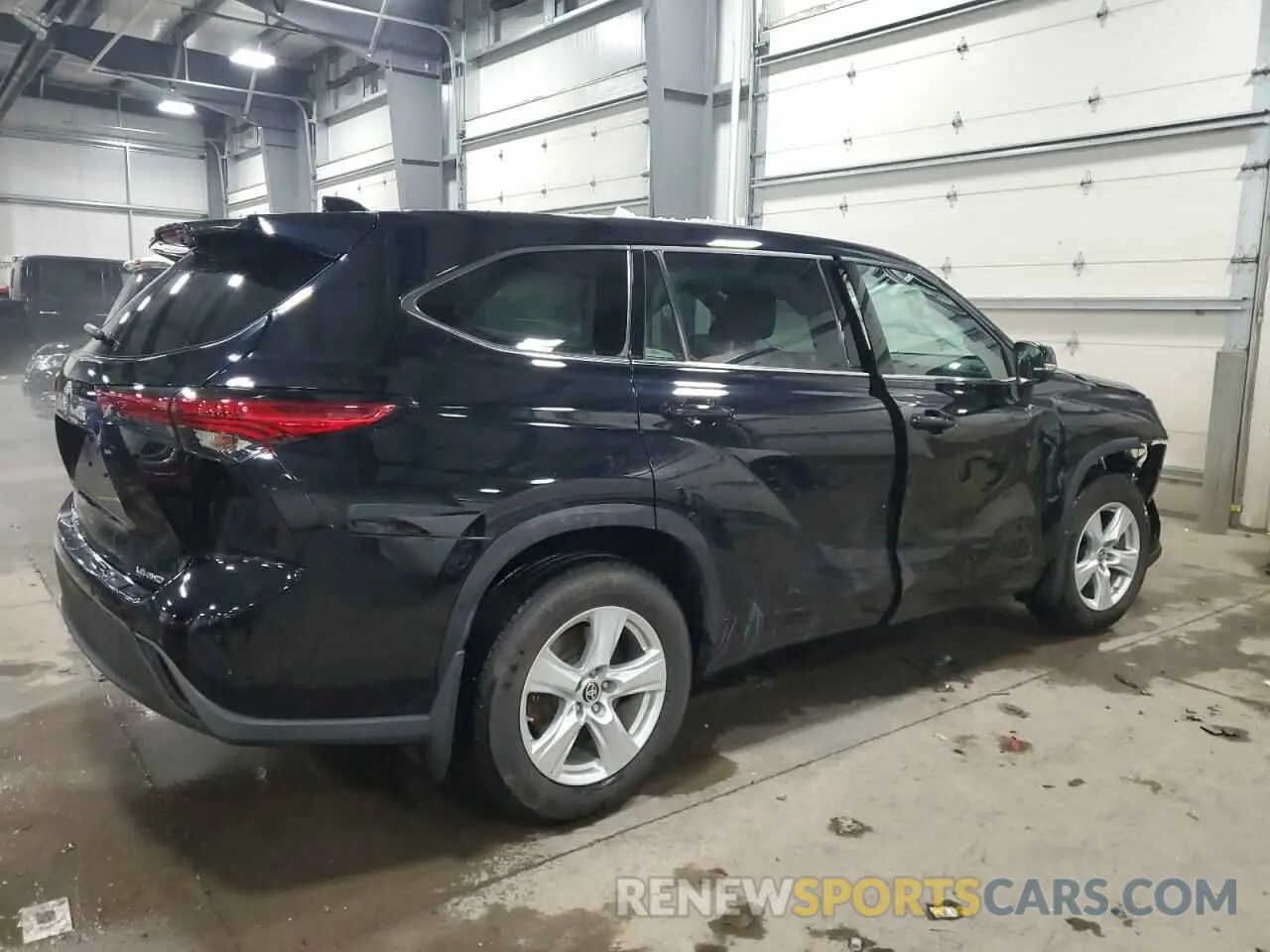 3 Фотография поврежденного автомобиля 5TDBZRBH3MS535784 TOYOTA HIGHLANDER 2021