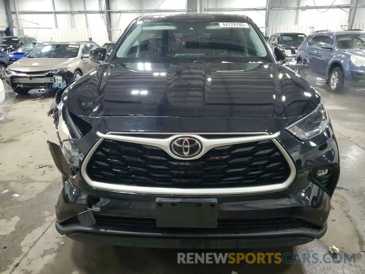 5 Фотография поврежденного автомобиля 5TDBZRBH3MS535784 TOYOTA HIGHLANDER 2021