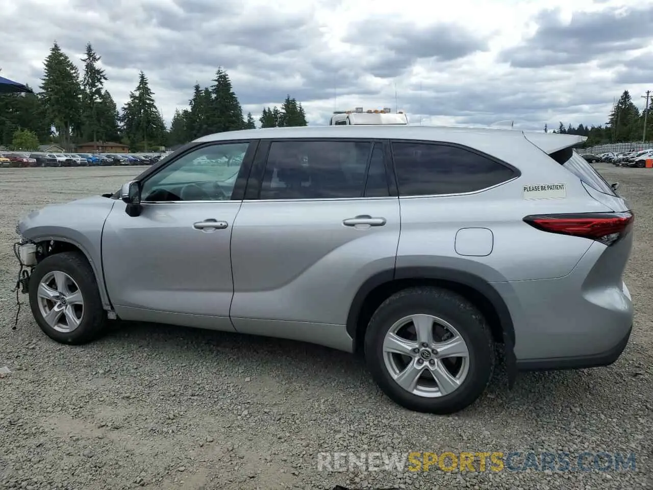 2 Photograph of a damaged car 5TDBZRBH4MS536328 TOYOTA HIGHLANDER 2021