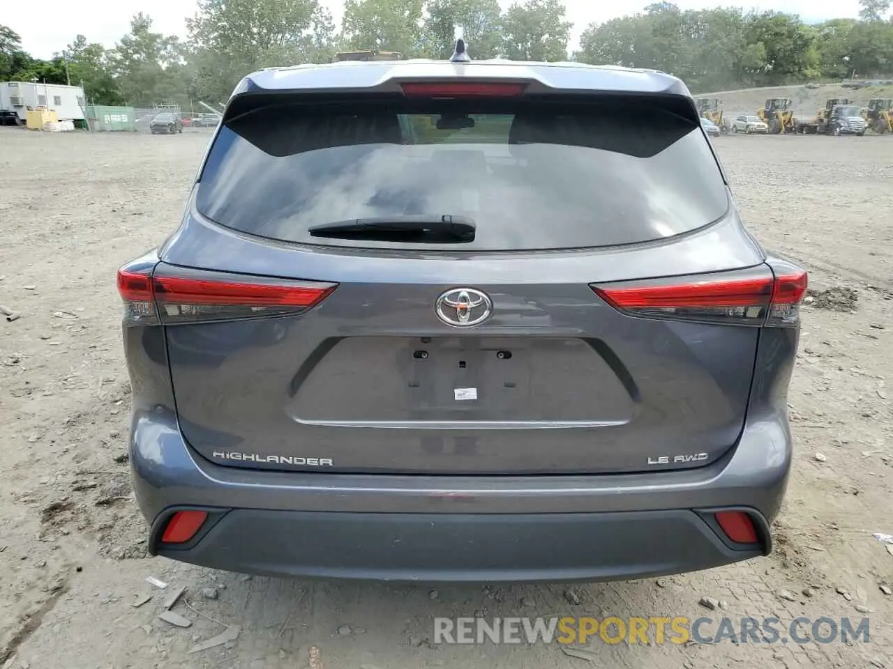6 Фотография поврежденного автомобиля 5TDBZRBH4MS545269 TOYOTA HIGHLANDER 2021
