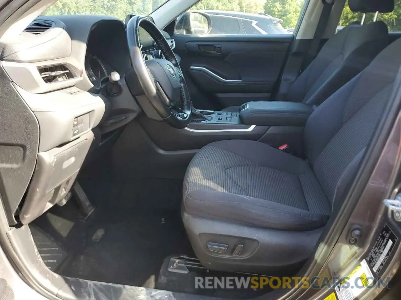 7 Фотография поврежденного автомобиля 5TDBZRBH4MS545269 TOYOTA HIGHLANDER 2021
