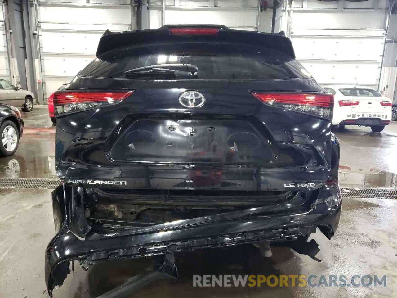 6 Photograph of a damaged car 5TDBZRBH4MS546549 TOYOTA HIGHLANDER 2021