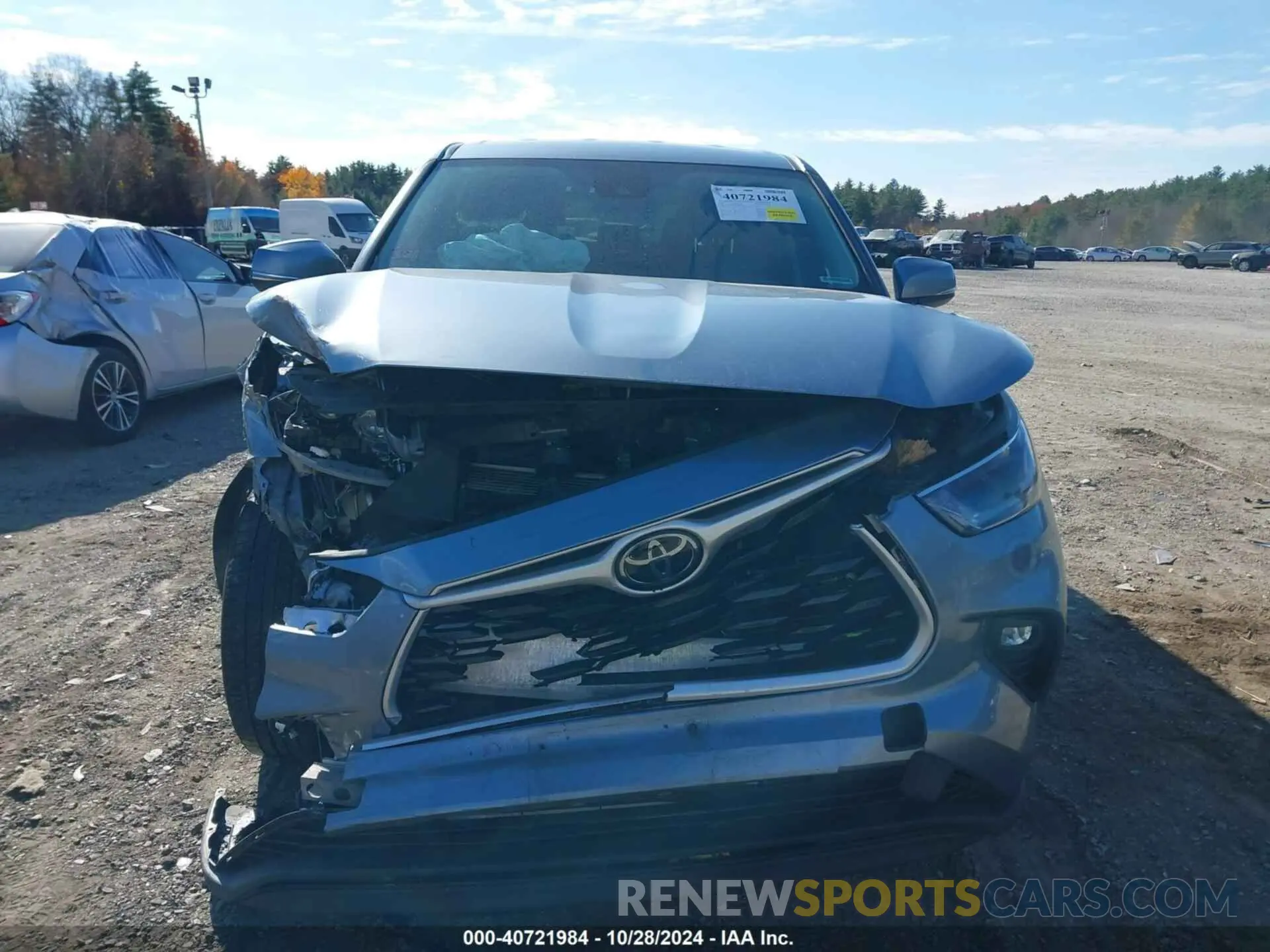 13 Photograph of a damaged car 5TDBZRBH5MS058114 TOYOTA HIGHLANDER 2021