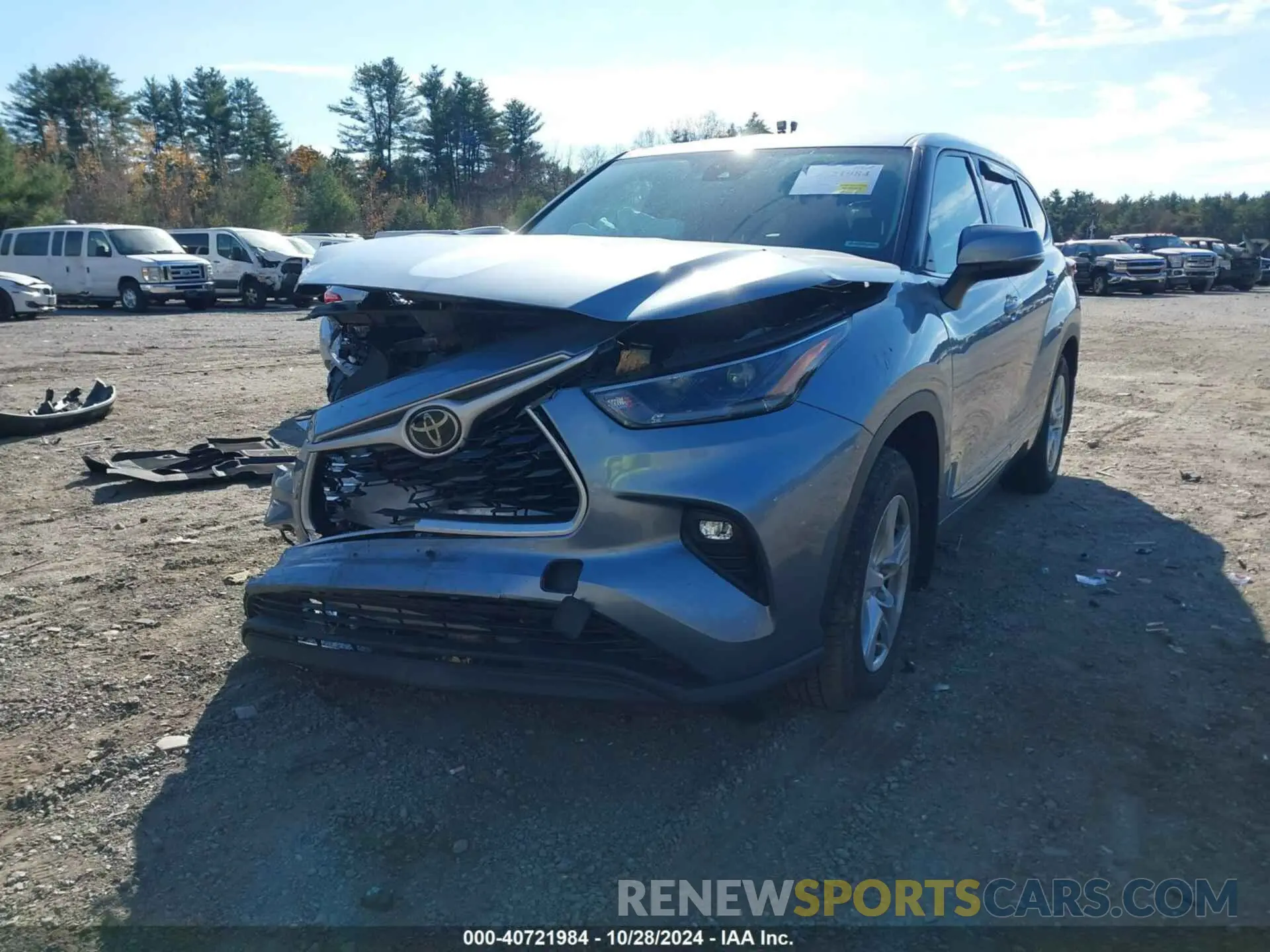 2 Photograph of a damaged car 5TDBZRBH5MS058114 TOYOTA HIGHLANDER 2021