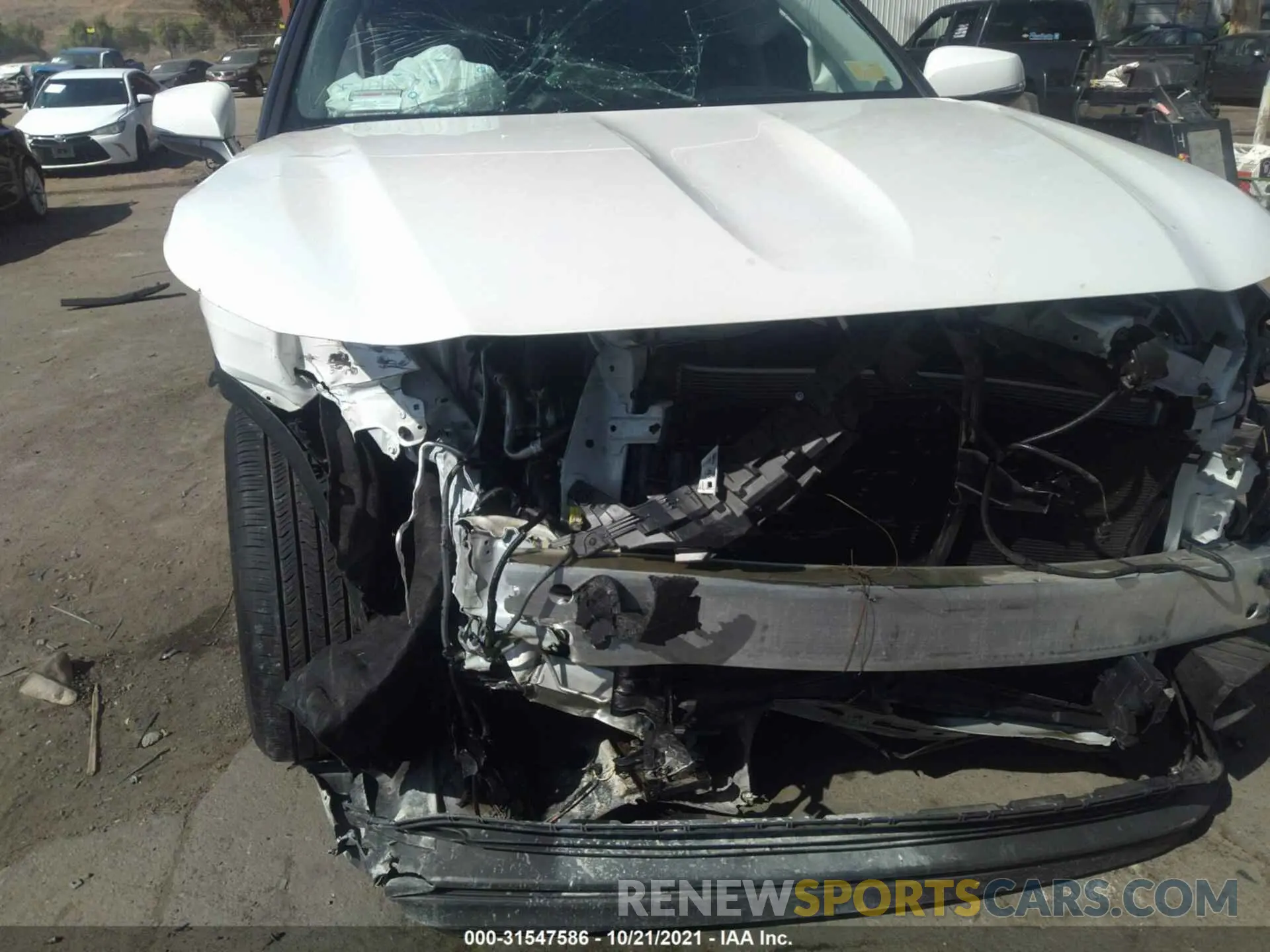 6 Photograph of a damaged car 5TDBZRBH5MS088973 TOYOTA HIGHLANDER 2021
