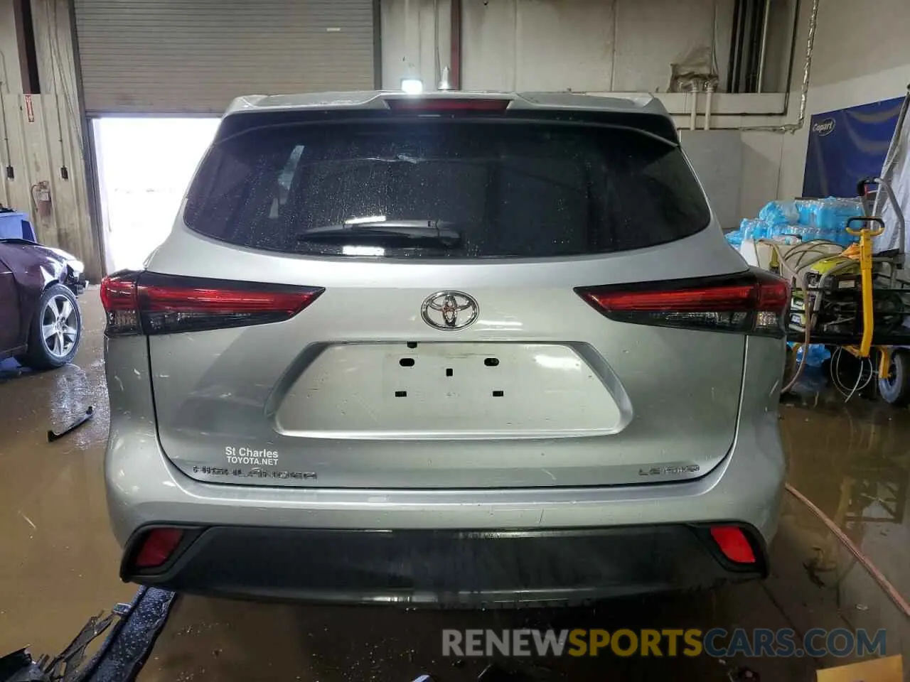 6 Photograph of a damaged car 5TDBZRBH6MS523435 TOYOTA HIGHLANDER 2021