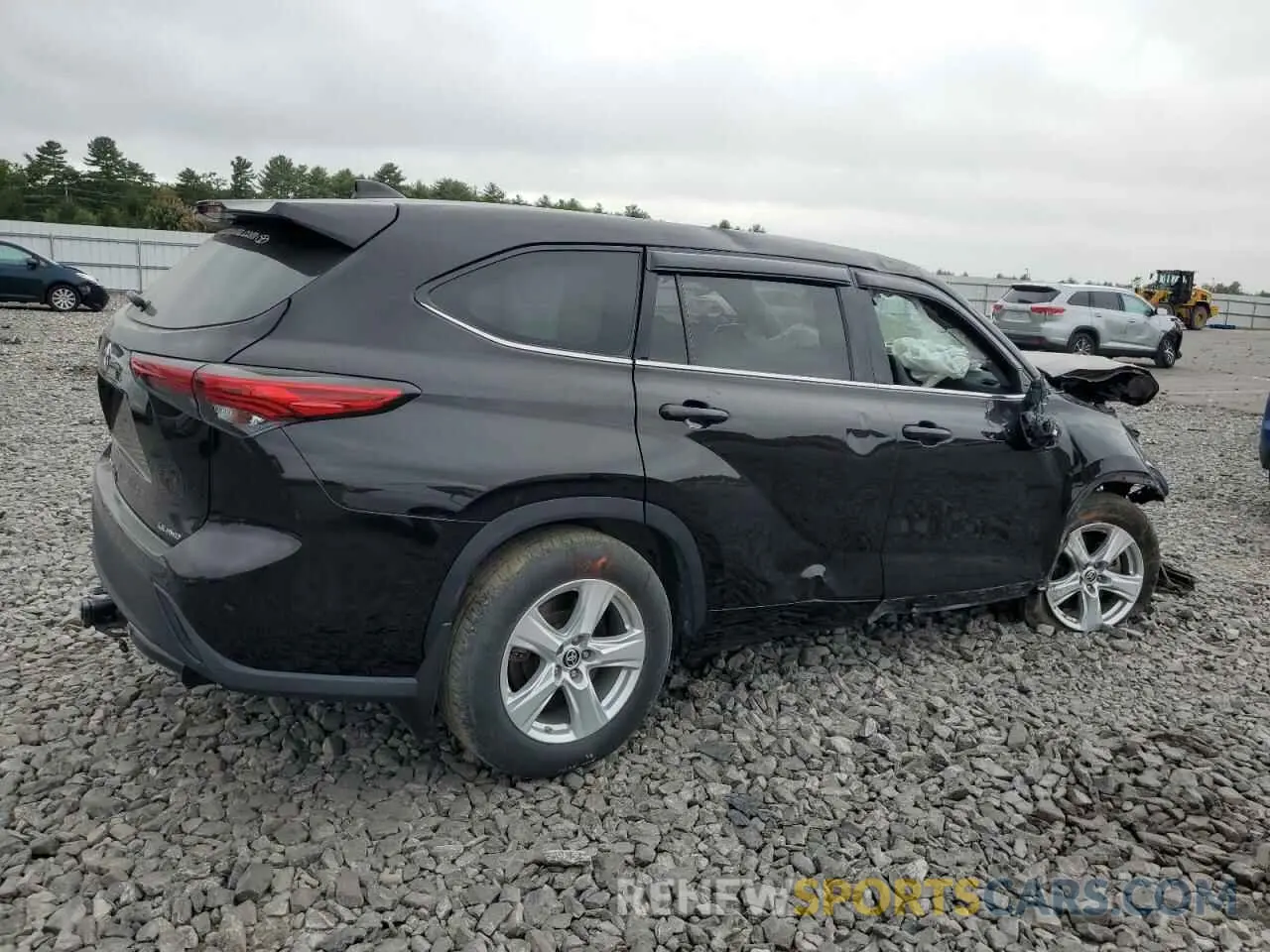 3 Photograph of a damaged car 5TDBZRBH7MS074864 TOYOTA HIGHLANDER 2021