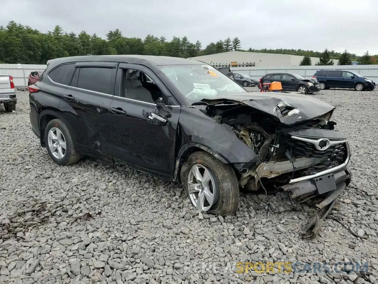 4 Photograph of a damaged car 5TDBZRBH7MS074864 TOYOTA HIGHLANDER 2021