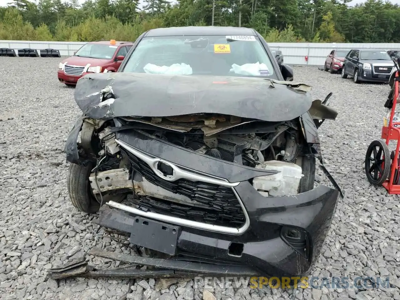 5 Photograph of a damaged car 5TDBZRBH7MS074864 TOYOTA HIGHLANDER 2021