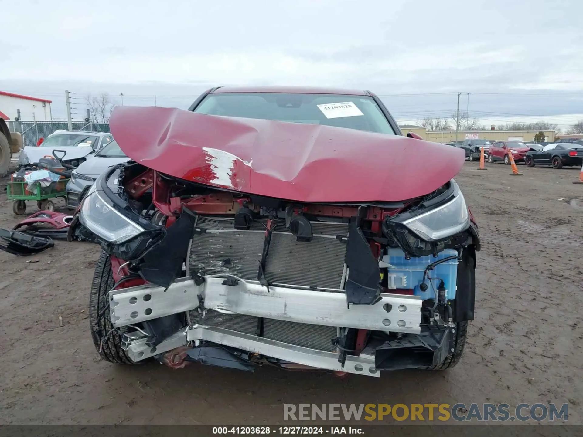 6 Photograph of a damaged car 5TDBZRBH8MS111548 TOYOTA HIGHLANDER 2021