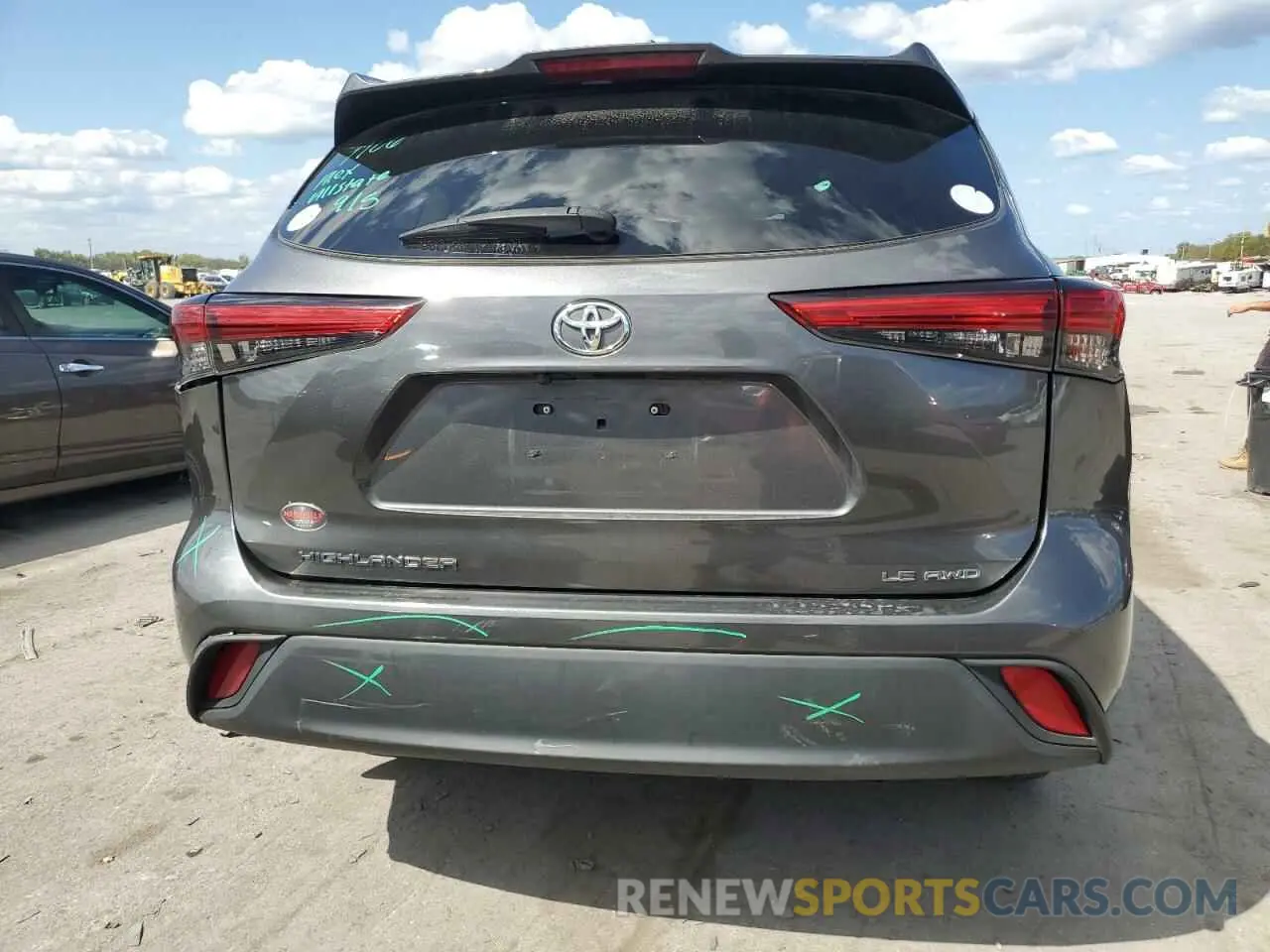6 Фотография поврежденного автомобиля 5TDBZRBH8MS525347 TOYOTA HIGHLANDER 2021