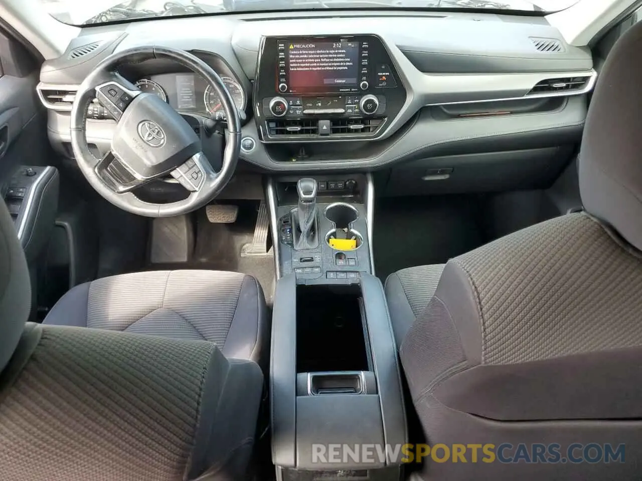 8 Фотография поврежденного автомобиля 5TDBZRBH8MS525347 TOYOTA HIGHLANDER 2021