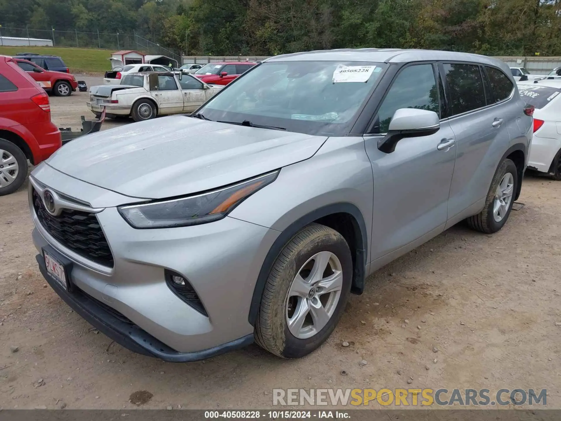 2 Photograph of a damaged car 5TDBZRBH8MS532623 TOYOTA HIGHLANDER 2021