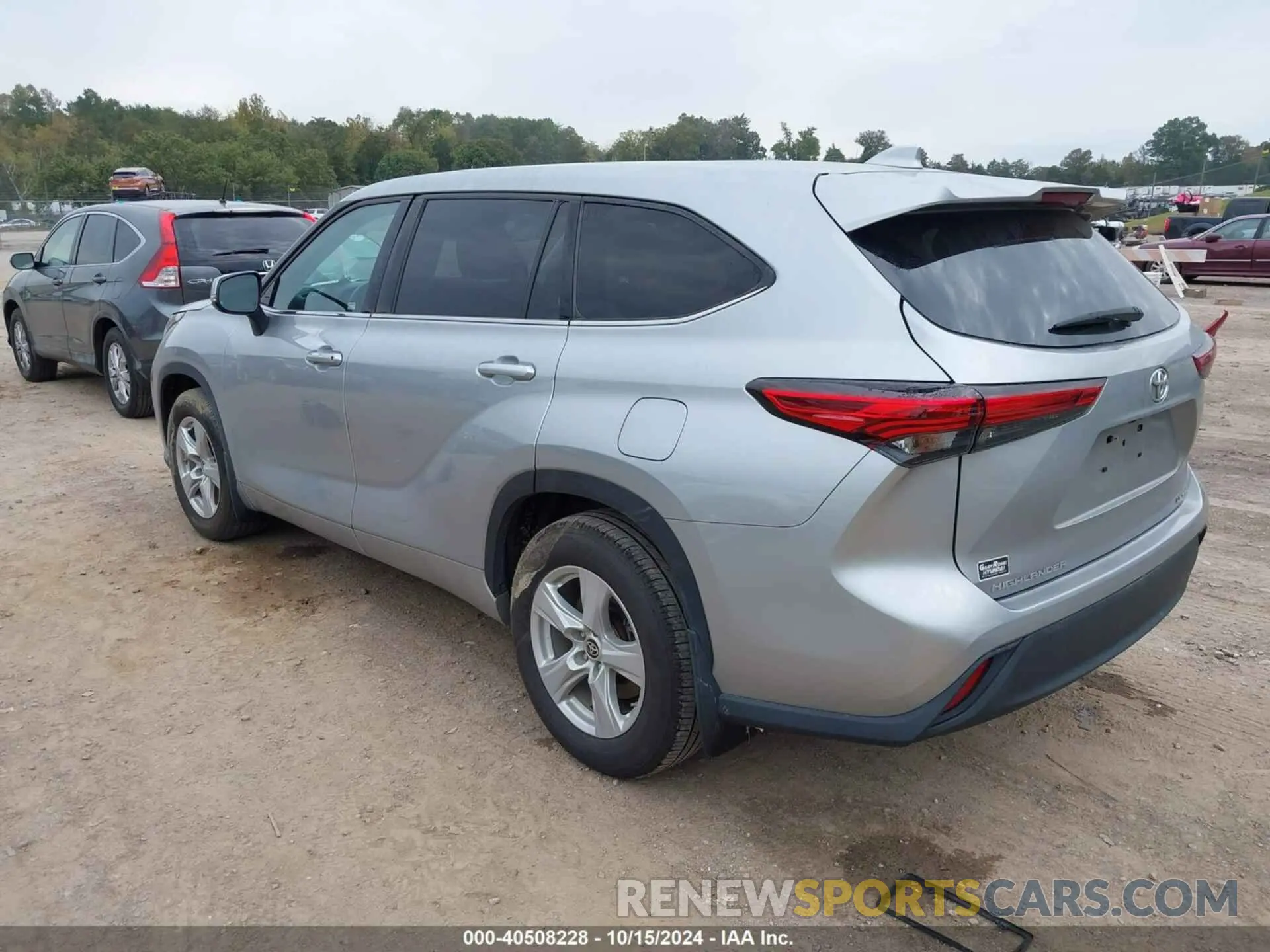 3 Photograph of a damaged car 5TDBZRBH8MS532623 TOYOTA HIGHLANDER 2021
