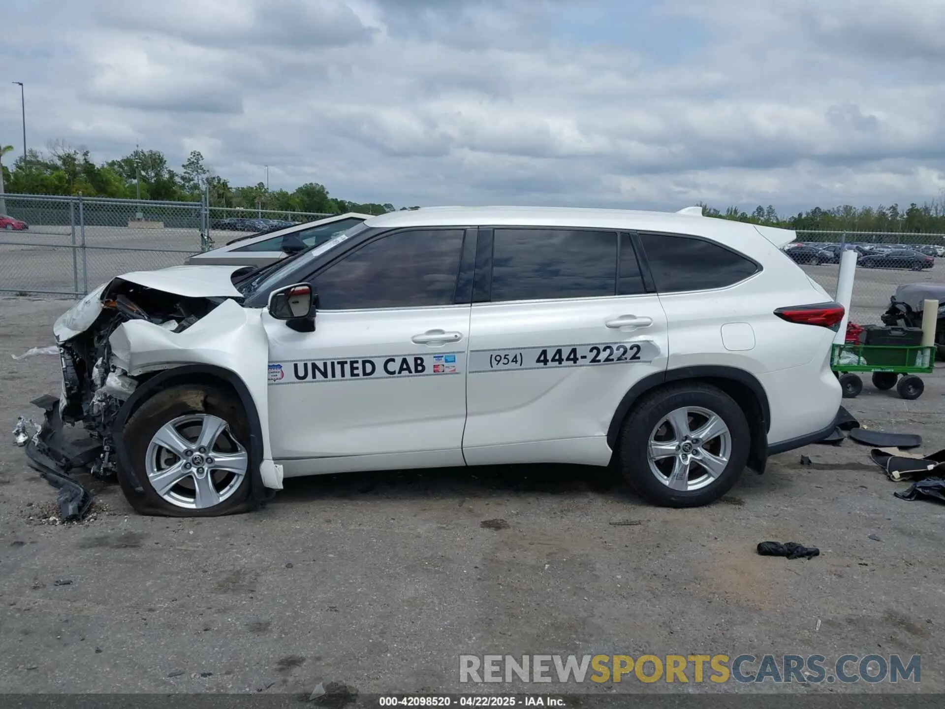 14 Фотография поврежденного автомобиля 5TDBZRBH9MS546806 TOYOTA HIGHLANDER 2021