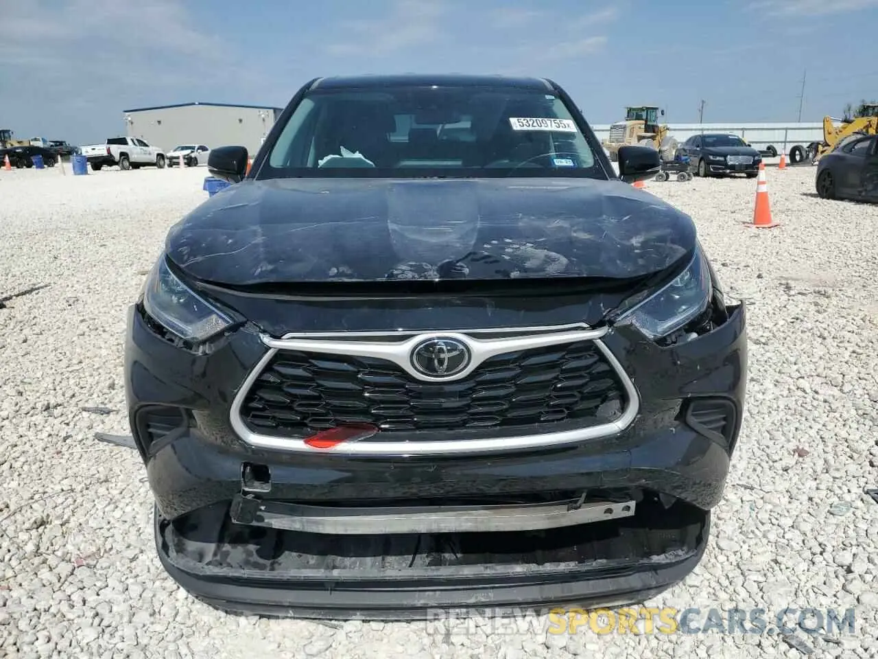 5 Photograph of a damaged car 5TDCZRAH3MS076472 TOYOTA HIGHLANDER 2021