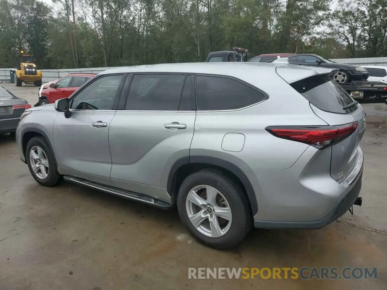 2 Фотография поврежденного автомобиля 5TDCZRAH3MS084586 TOYOTA HIGHLANDER 2021