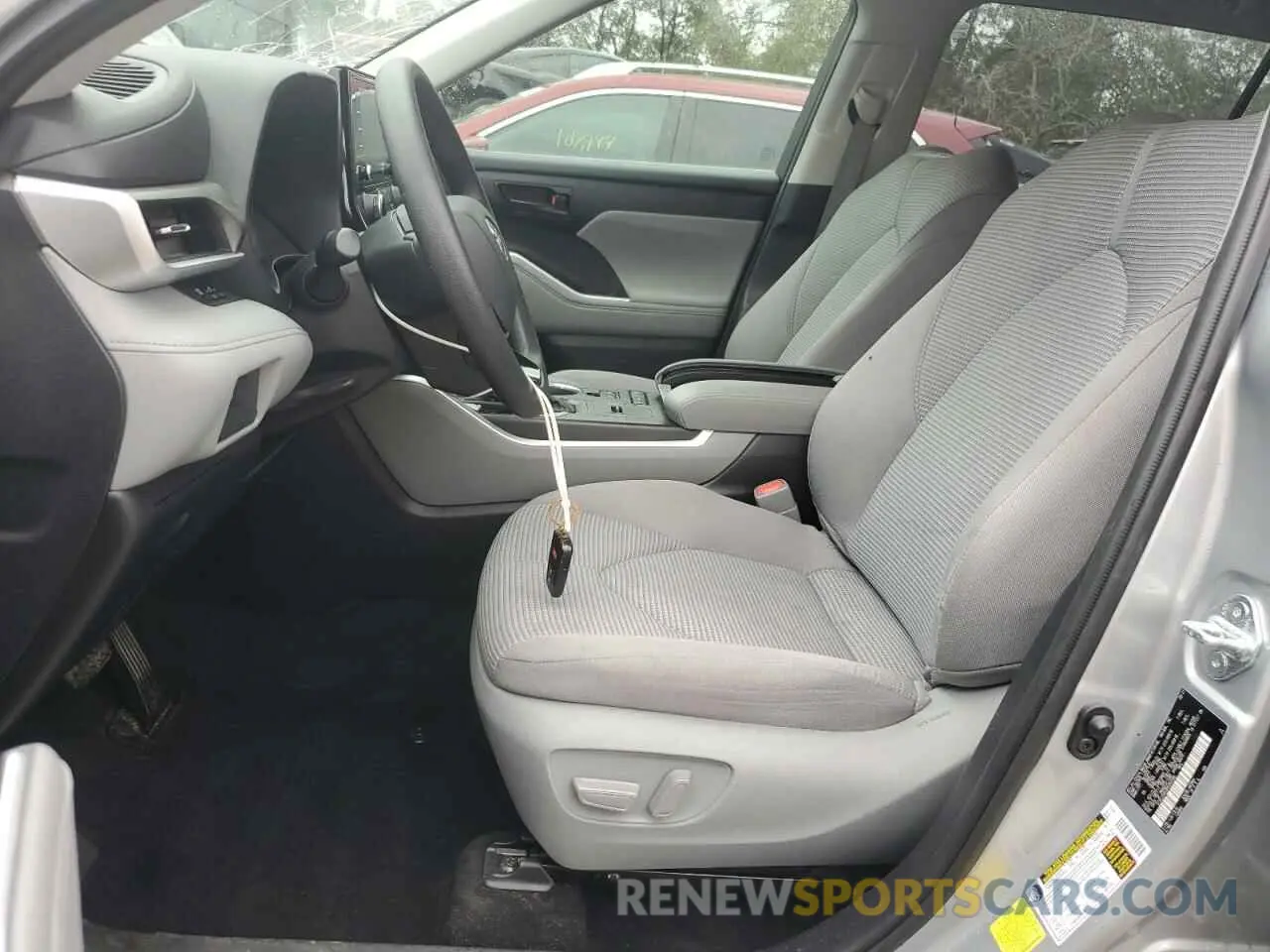 7 Фотография поврежденного автомобиля 5TDCZRAH3MS084586 TOYOTA HIGHLANDER 2021