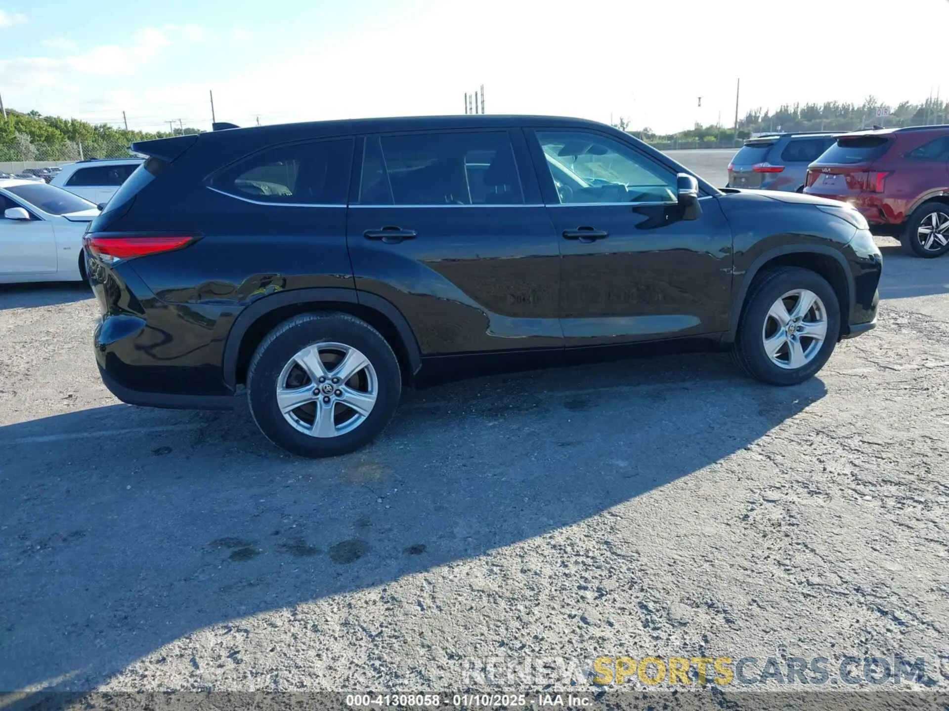 4 Фотография поврежденного автомобиля 5TDCZRAH5MS530544 TOYOTA HIGHLANDER 2021